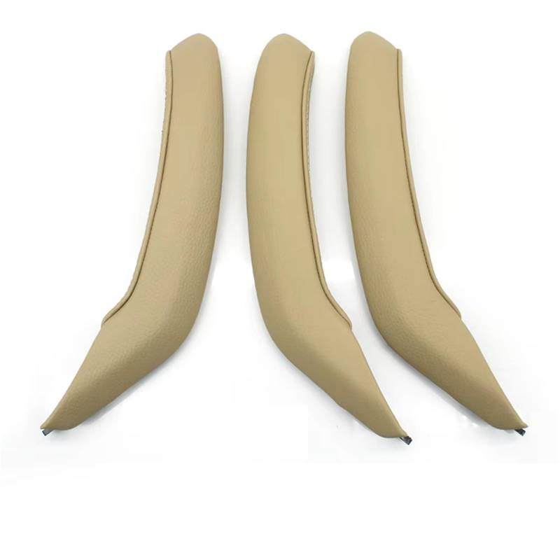 Türgriff Für X3 X4 F25 F26 2010-2016 Innen Auto Links Rechts Passagier Türgriff Äußere Abdeckung Leder Trim Innentürgriff(LHD Beige Set) von SIFUSM