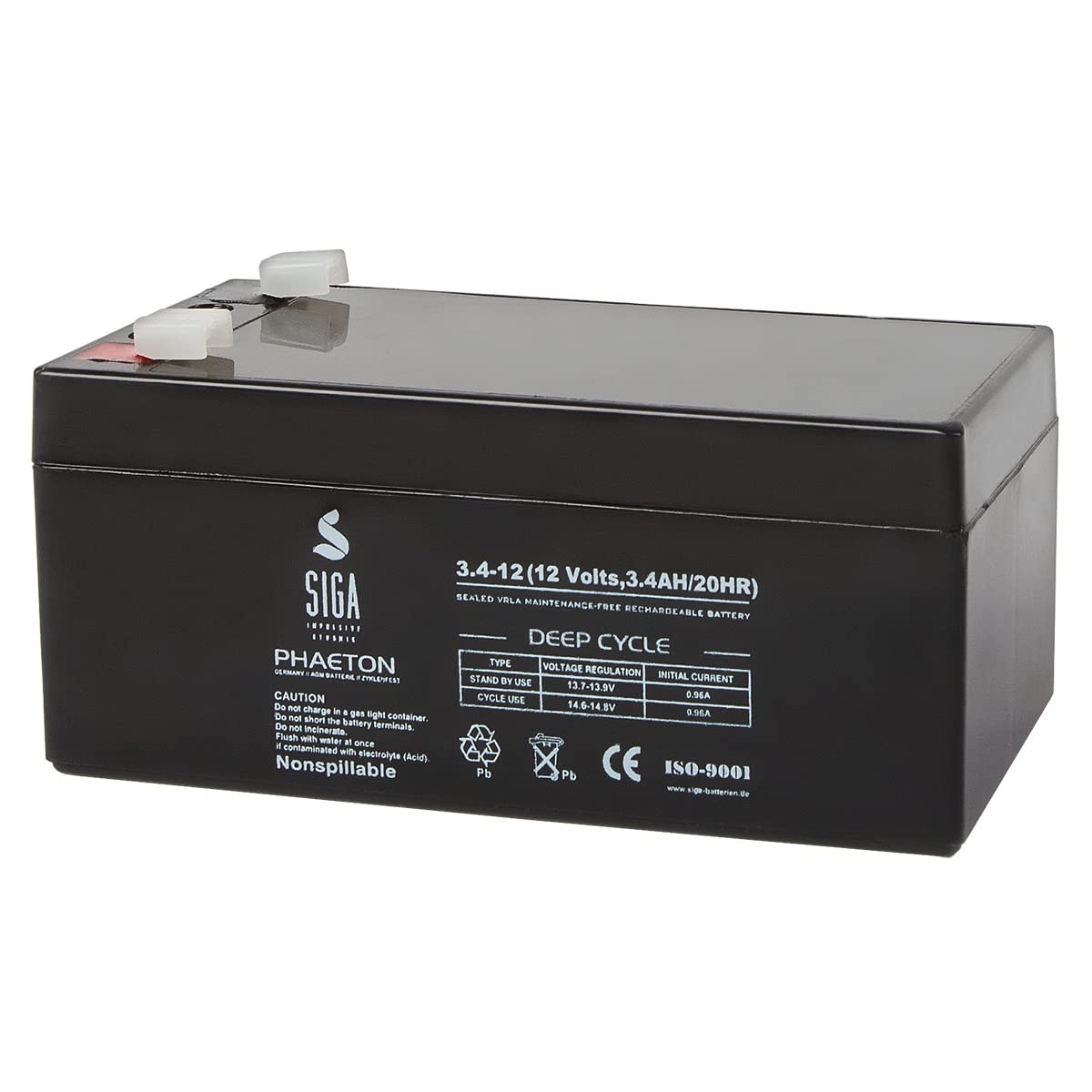 Akku 3,4Ah 12V AGM Gel Batterie Kinderfahrzeuge Alarmanlage Notstrom USV 3,2Ah… Akku 3,4Ah 12V AGM Gel Batterie Kinderfahrzeuge Alarmanlage Notstrom USV 3,2Ah… von SIGA IMPULSIVE DYNAMIK