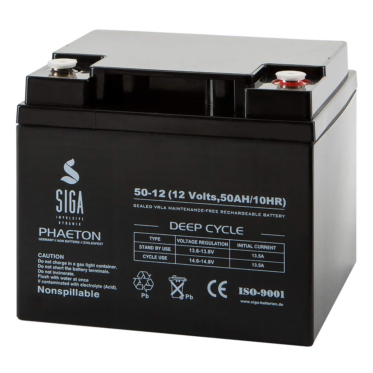 Akku 50Ah 12V AGM Gel Batterie Boot Solar Golf Trolley Caddy ZYKLENFEST 40Ah 45Ah Akku 50Ah 12V AGM Gel Batterie Boot Solar Golf Trolley Caddy ZYKLENFEST 40Ah 45Ah von SIGA IMPULSIVE DYNAMIK
