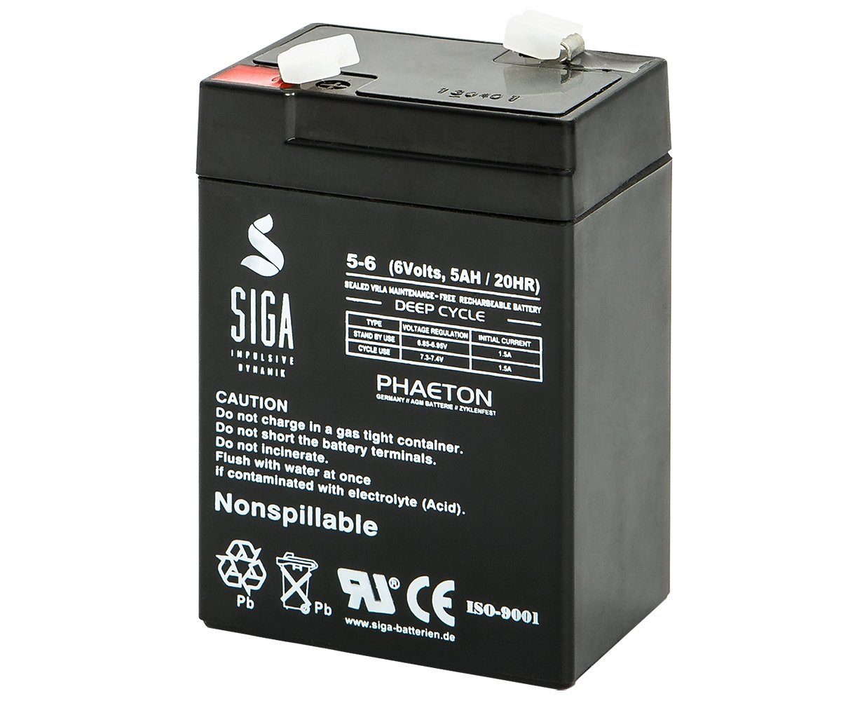 SIGA Akku 6V 5Ah AGM Blei Gel Batterie Johnlite Aroma Famosa Feber Sealake 4,5Ah 4Ah 6V Halogenlampe SIGA Akku 6V 5Ah AGM Blei Gel Batterie Johnlite Aroma Famosa Feber Sealake 4,5Ah 4Ah 6V Halogenlampe von SIGA IMPULSIVE DYNAMIK