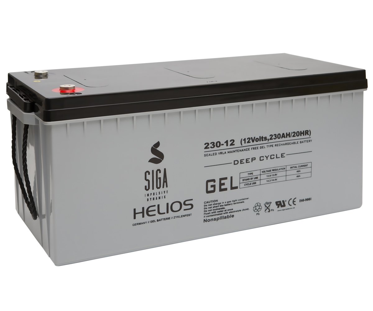 SIGA Blei Gel Batterie 12V 230Ah Solarbatterie Wohnmobil Versorgungsbatterie 200Ah 220Ah SIGA Blei Gel Batterie 12V 230Ah Solarbatterie Wohnmobil Versorgungsbatterie 200Ah 220Ah von SIGA IMPULSIVE DYNAMIK