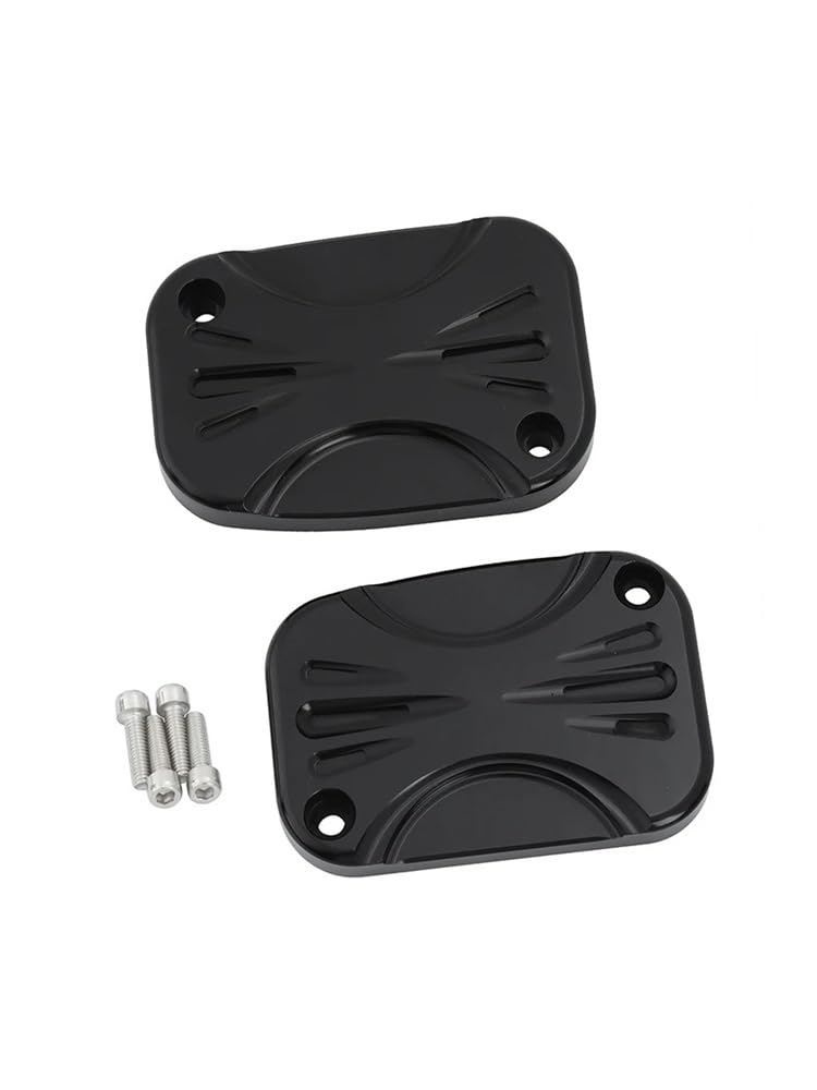 Motorrad Bremsbehälter Abdeckung Für Ha&rley Touring Road King Street Electra Glide Ultra V-Rod Night Rod Motorrad CNC Bremsbehälter Hauptzylinderabdeckung F&R von SIGRIDS