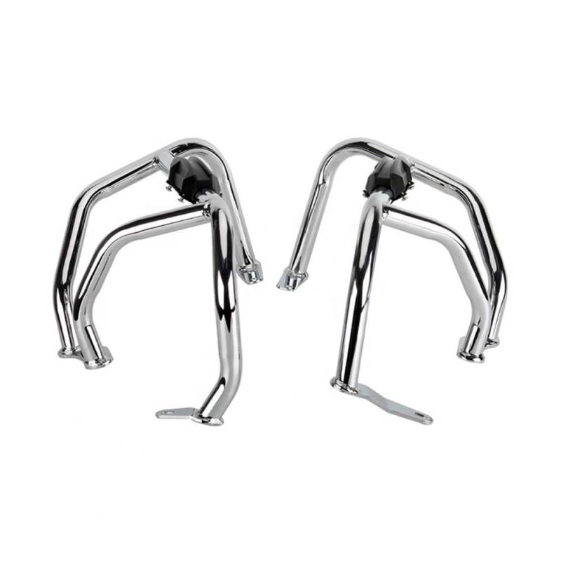 Motorrad Crash Bars Sturzbügel Motorrad Chrom Motorschutz Autobahn Crash Bar Kraftstofftankschutz Mit Rahmen Slider Für Für Goldwing 2018+ von SIGRIDS