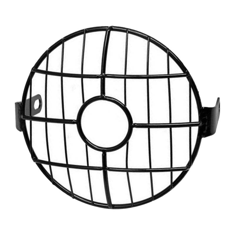 Motorrad-Scheinwerferschutz Universal 6,5 Zoll Motorrad Scheinwerfer Grill Schutz Runde Eisen Grill Abdeckung Scheinwerfer Licht Abdeckung von SIGRIDS