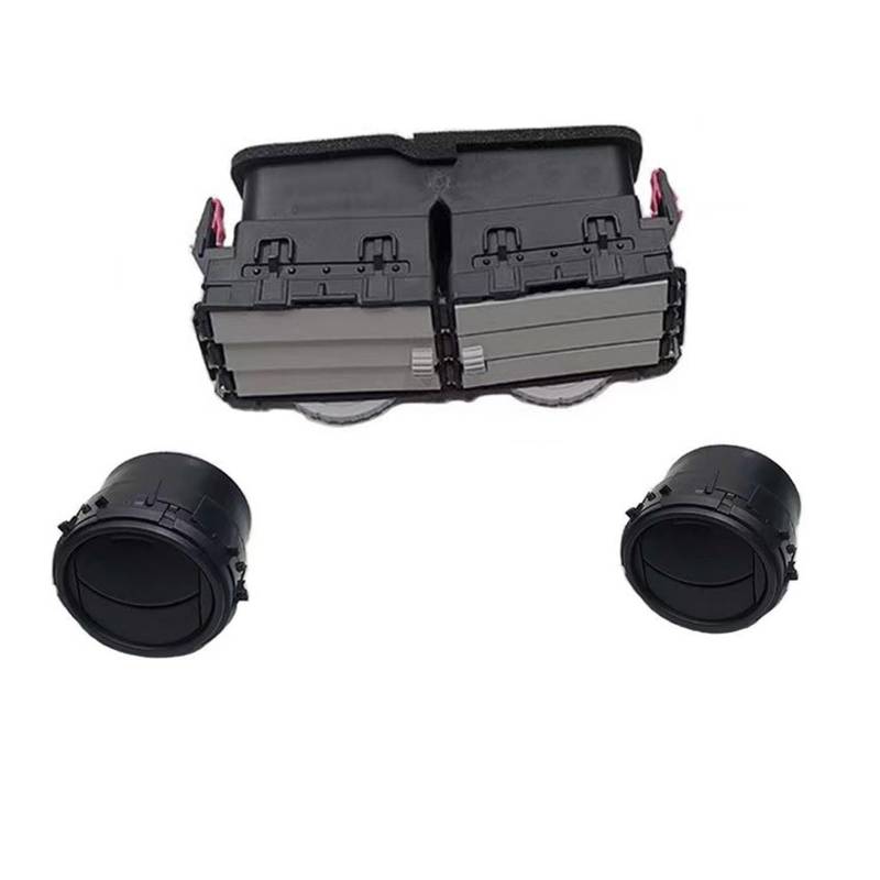 Auto Lüftungsgitter Für Toyota Für Yaris 2008 2009-2013 Center Dash A/C Outlet Air Vent Panel Air Outlet Abdeckung Dashboard Instrument Lüftungsdüsen Gitter(3 pieces) von SILHUP