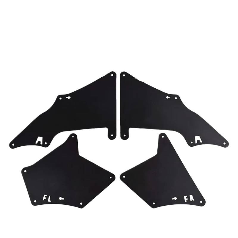 Auto Spritzschutz Vorne Hinten Für Toyota Für 4Runner 2003-2020 Für Fender Liner Schürze Splash Seal Schmutzfänger Flap Liner 4er Set Spritzschutz Auto Schmutzfänger von SILHUP
