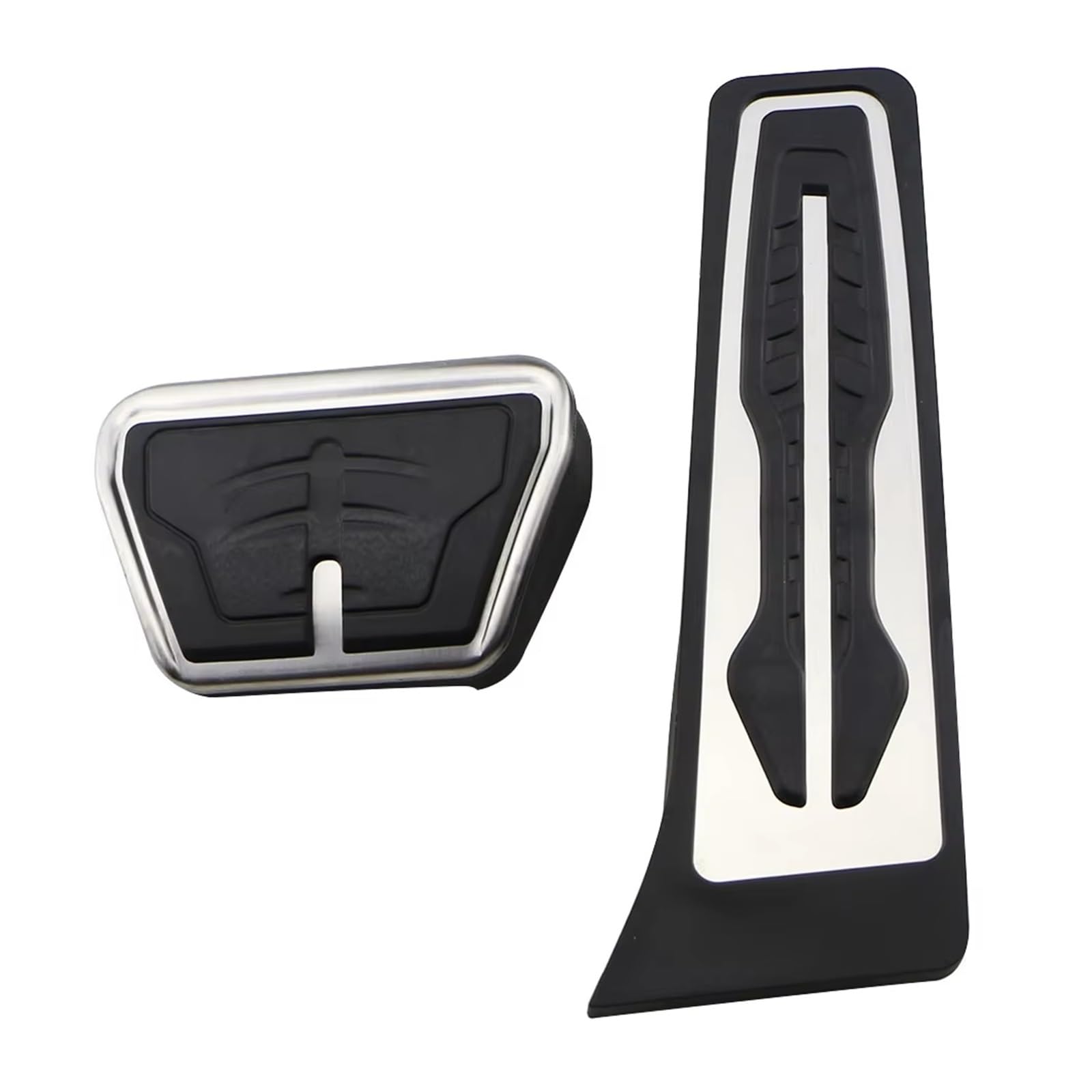 Pedalauflage Für 3 Serie G20 G21 2020 2021 Auto Accelerator Kraftstoff Bremspedal Fußstütze Pedale Platte Abdeckung Nicht Slip Pads Auto Pedale(AT Without Rest) von SILHUP