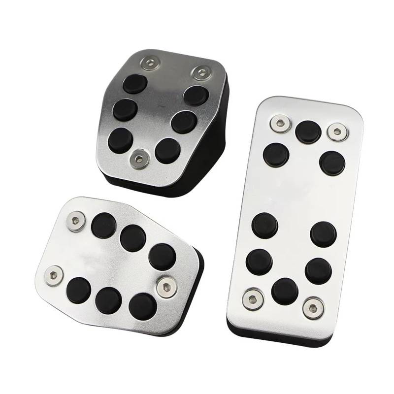 Pedalauflage Für Ford Für Focus 2 MK2 RS ST 2005-2011 Edelstahl Auto Pedale Abdeckungen Kupplung Gas Bremspedal Set Pads Auto Pedale(MT Without Rest) von SILHUP