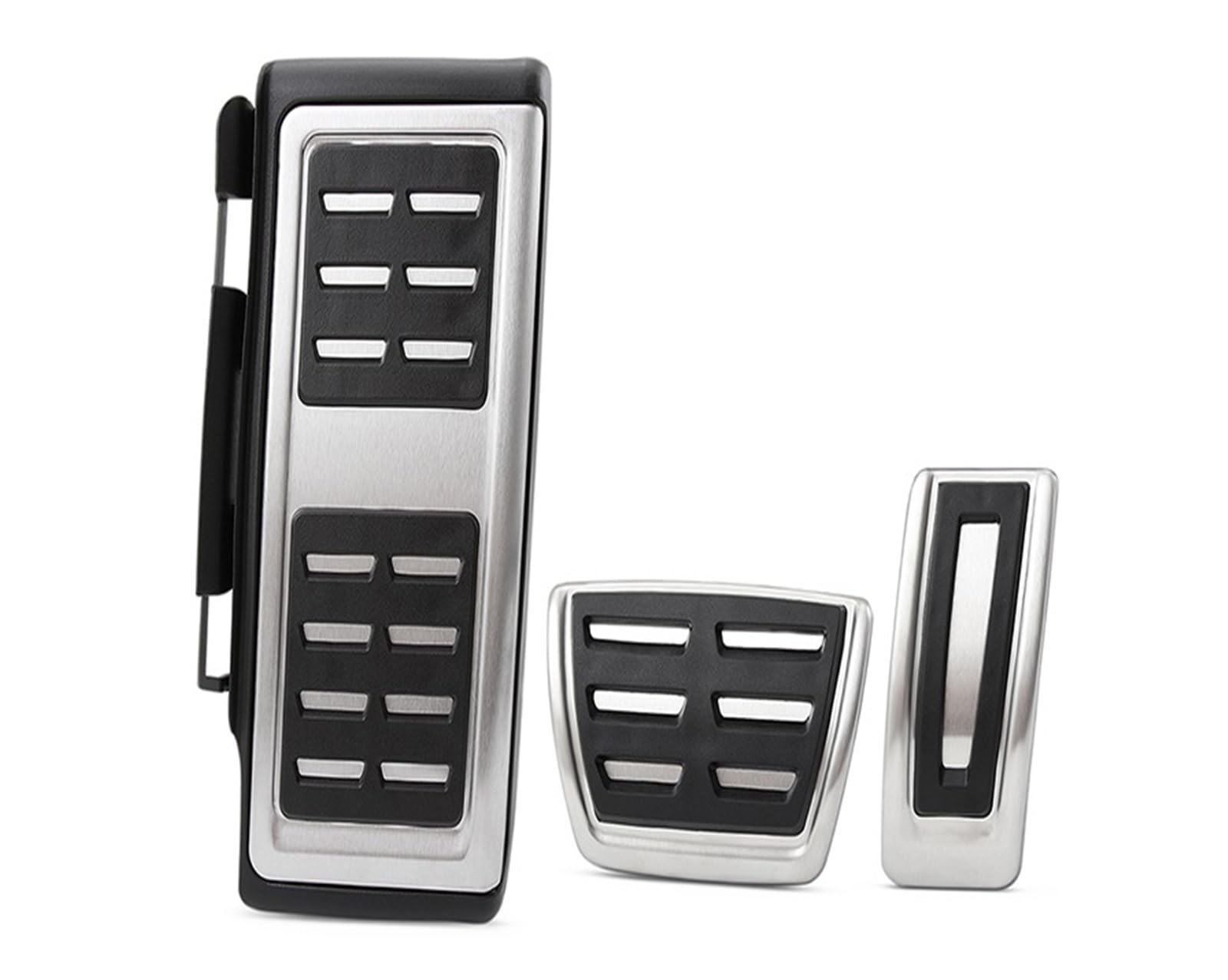 Pedalauflage Für Seat Für Leon 5F 2012 2013 2014 2015 2016 2017 2018 Auto Kupplung Bremse Fußstütze Pedal Auto Pedale(3 pieces AT With Rest) von SILHUP