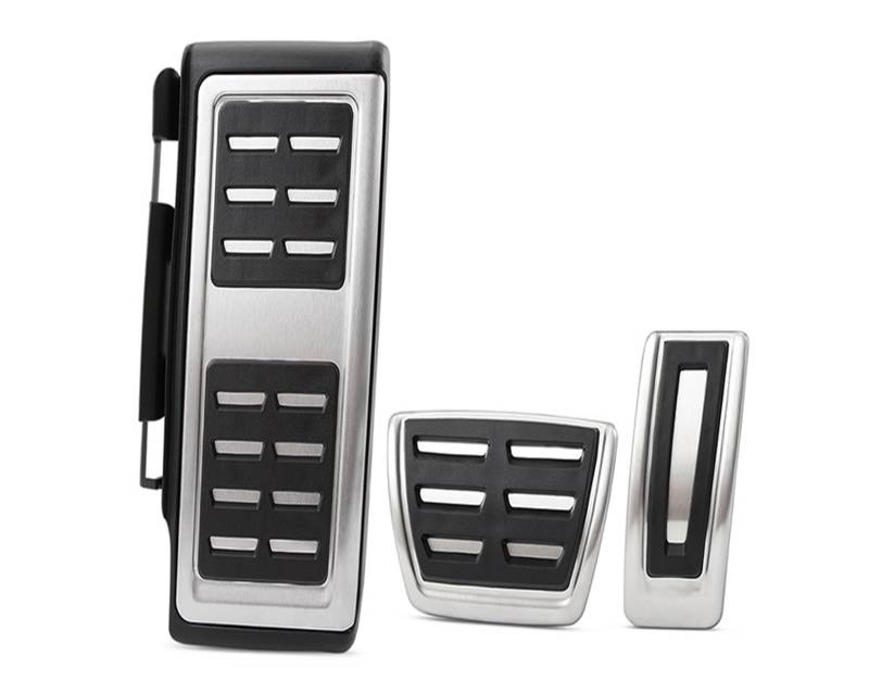 Pedalauflage Für Seat Für Leon 5F 2012 2013 2014 2015 2016 2017 2018 Auto Kupplung Bremse Fußstütze Pedal Auto Pedale(3 pieces AT With Rest) von SILHUP