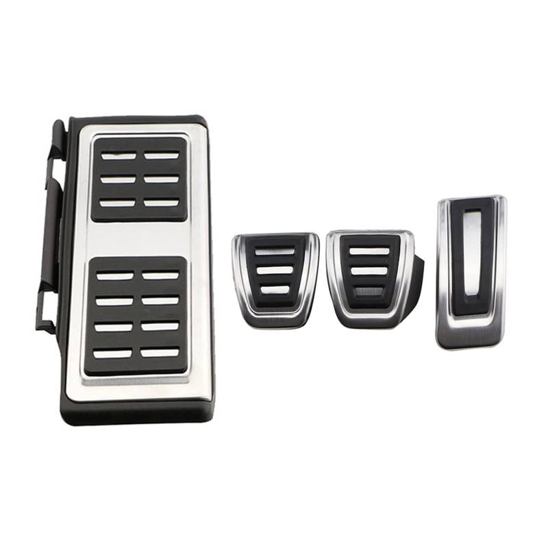 Pedalauflage Für VW Für Tiguan MK2 Für Allspace 2017-2021 Auto Auto Pedal Abdeckung Gas Bremspedale Fuß Rest Pads Auto Pedale(MT With Rest) von SILHUP