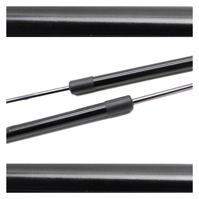 Gasfeder Dämpfer Motorhaube Front Hood Dämpfer Für VW Für ID.6 2021-2024 Ändern Motorhaube Gas Streben Lift Unterstützt Stoßdämpfer Kolbenstange Prop Frühling Gasfeder(Ordinary Black) von SIMBAE