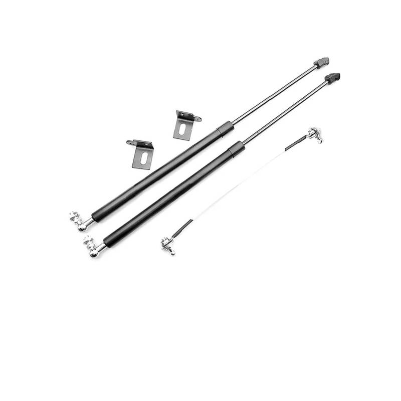 Gasfeder Dämpfer Motorhaube Für Ford Für Focus 2 2005-2011 Refit Haube Motorabdeckung Hydraulische Stange Federbein Federhubunterstützung Stoßdämpferhalterung Bars Gasfeder(Piano Black) von SIMBAE