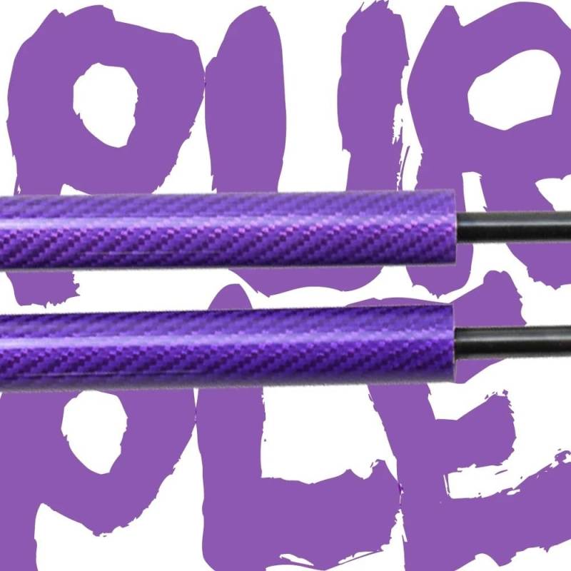Gasfeder Dämpfer Motorhaube Für Jeep Für Wrangler JL 2019 2020 2021 2022-2023 Front Motorhaube Haube Dämpfer Gas Streben Lift Unterstützung Stoßdämpfer Gasfeder(Purple Carbon Fiber) von SIMBAE