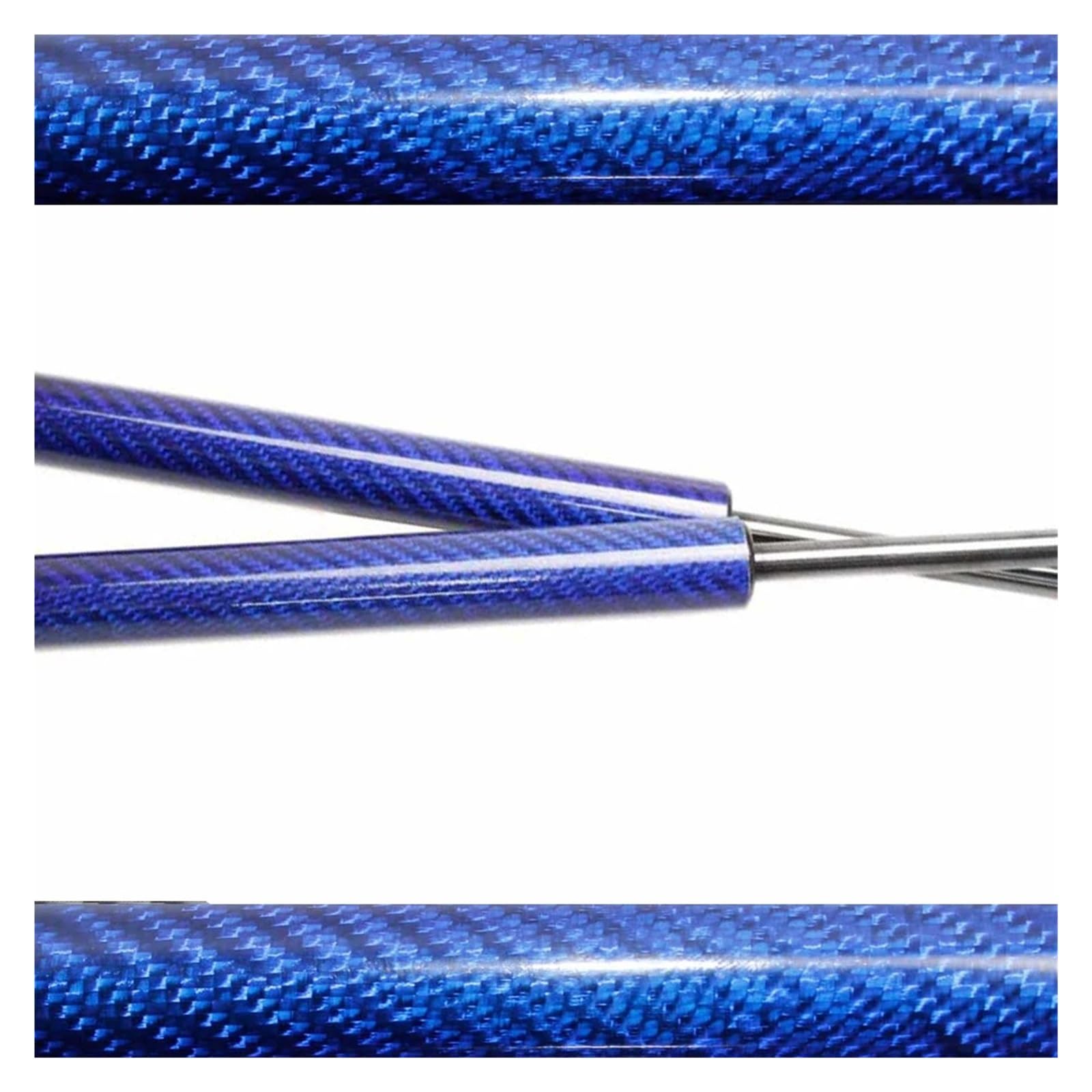 Gasfeder Dämpfer Motorhaube Für Legend KA9 1995-2004 Für 3.5RL TL Fronthaube Motorhaubenstreben Gasfeder Lift Unterstützt Stoßdämpfer Dämpfer Stützstangen Gasfeder(Blue Carbon Fiber) von SIMBAE