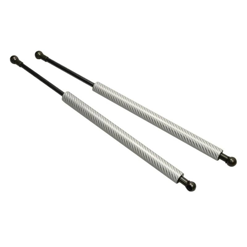 Gasfeder Dämpfer Motorhaube Für Mitsubishi Für Lancer 9 2003-2020 Front Motorhaube Haube Ändern Gas Streben Carbon Faser Frühling Dämpfer Lift Unterstützung Absorber Gasfeder(Silver Carbon Fiber) von SIMBAE