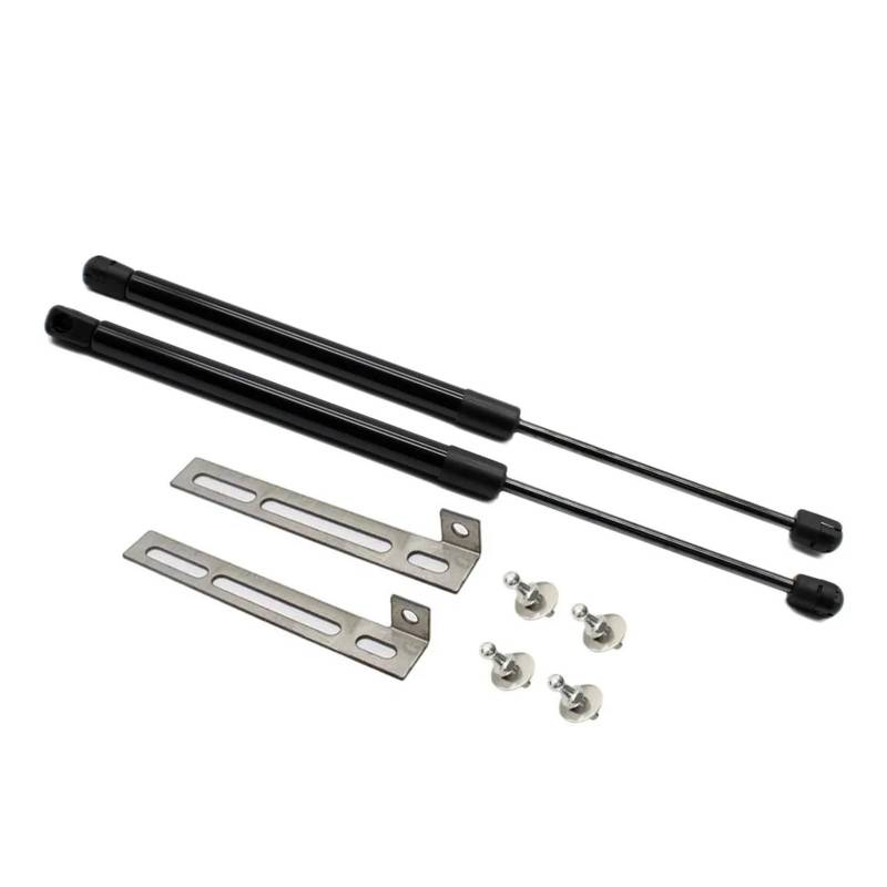 Gasfeder Dämpfer Motorhaube Für Seat Für Cupra Für Leon MK4 KL1 KL8 2020-2024 Front Motorhaube Modifizieren Gasdruckfedern Hubunterstützung Stoßdämpfer Absorberstange Stütze Gasfeder(Normal Black) von SIMBAE