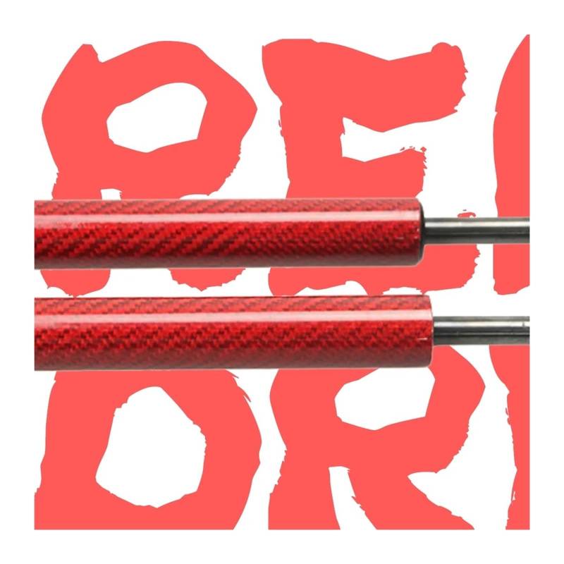 Gasfeder Dämpfer Motorhaube Für VW Für Amarok 2010-2021 Front Motorhaube Haube Ändern Gas Strut Lift Unterstützung Stoßdämpfer Zubehör Absorber Gasfeder(3.0L V6 RED Carbon) von SIMBAE