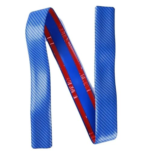 Spoiler Wing 1,5 M Auto-Styling 5D Carbon Fiber Spoiler Styling DIY Refit Spoiler Universal Für Hyundai Auto Heckspoiler(Blue Width 100x5cm) von SIMBAE