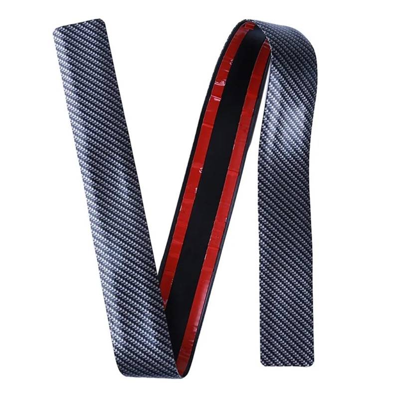 Spoiler Wing 1,5 M Auto-Styling 5D Carbon Fiber Spoiler Styling DIY Refit Spoiler Universal Für KIA Auto Heckspoiler(Black Width 100x5cm) von SIMBAE