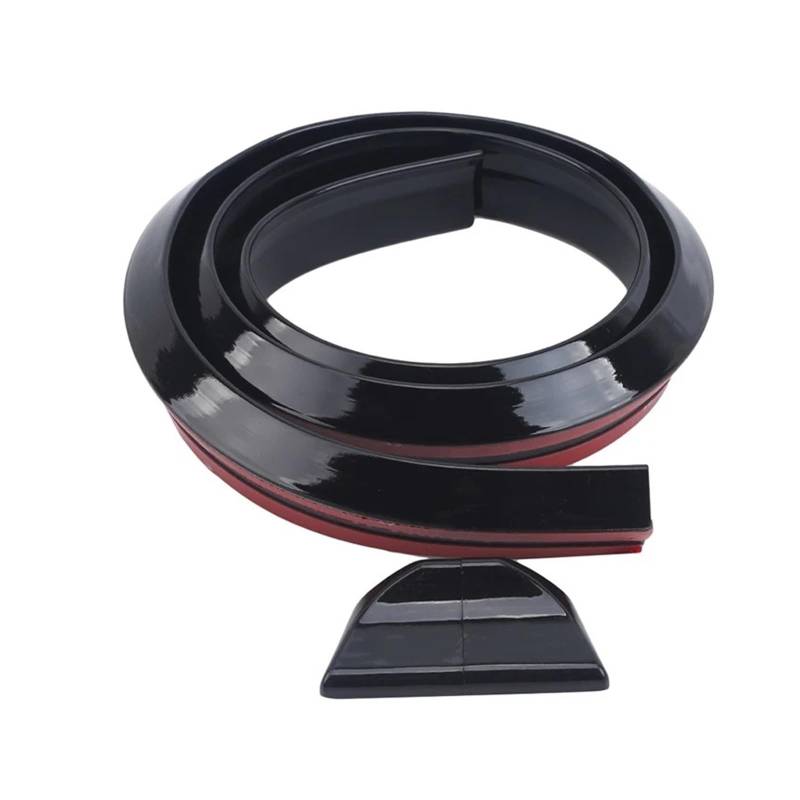 Spoiler Wing 1,5 M Auto-Styling 5D Carbon Fiber Spoiler Styling DIY Refit Spoiler Universal Für Mazda Auto Heckspoiler(Black Glossy 150x4cm) von SIMBAE