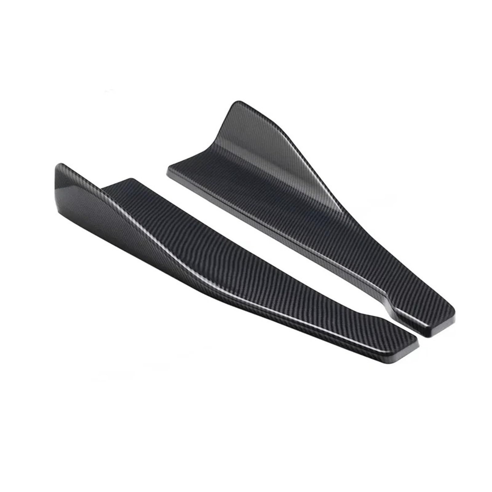 Spoiler Wing 1 Paar Auto-Heckstoßstangen-Lippenschutz, Seitenschwellerabdeckung, Auto-Eckstoßstangenschutz Mit Schrauben, Universelle Passform Heckspoiler(Style1 Carbon) von SIMBAE