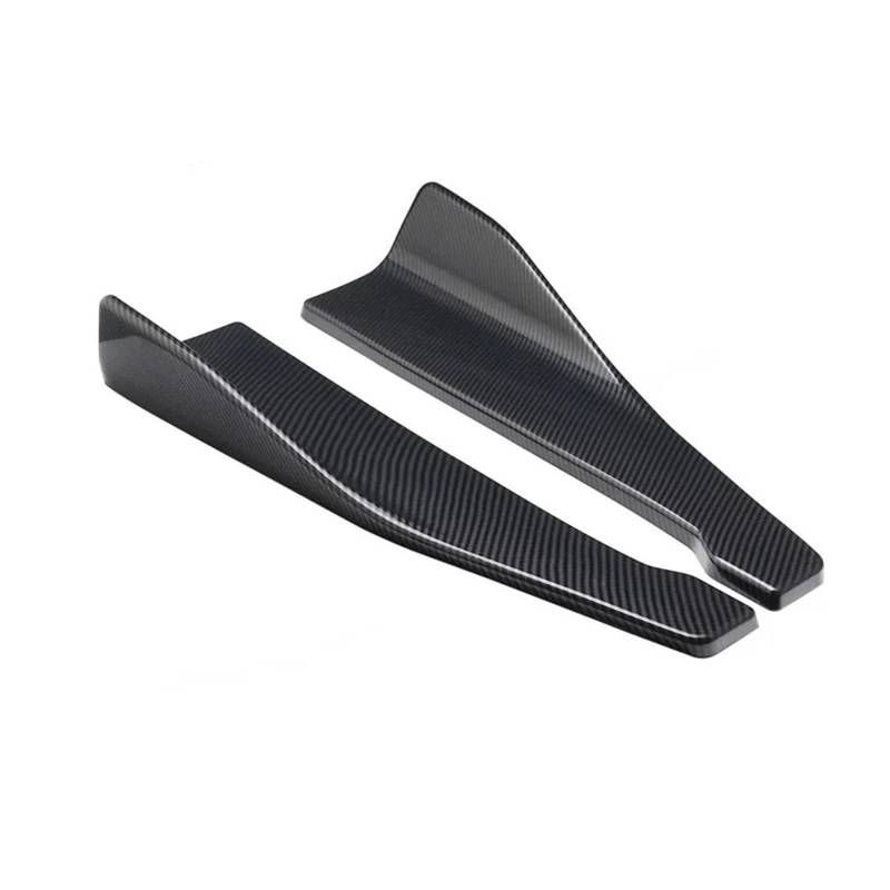 Spoiler Wing 1 Paar Auto-Heckstoßstangen-Lippenschutz, Seitenschwellerabdeckung, Auto-Eckstoßstangenschutz Mit Schrauben, Universelle Passform Heckspoiler(Style1 Carbon) von SIMBAE