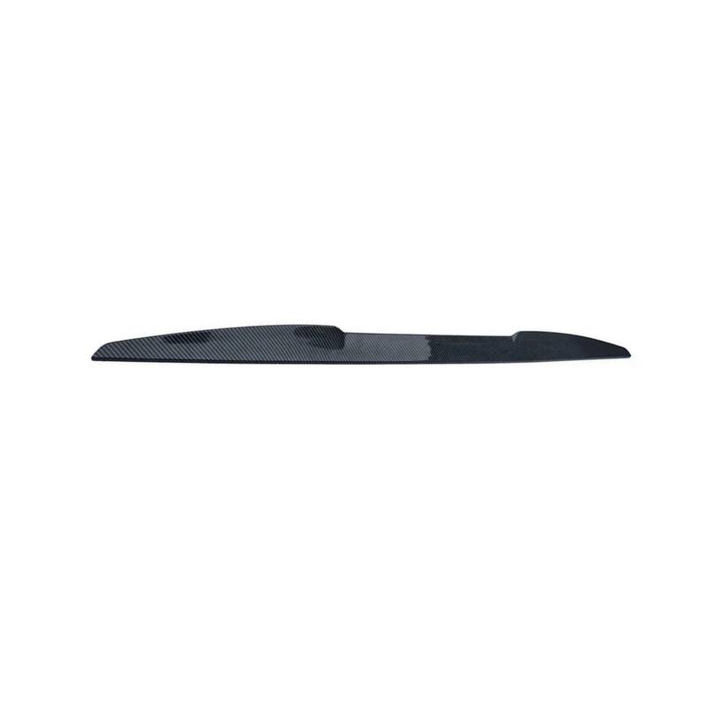 Spoiler Wing 115 cm 39 Zoll Universal Auto Heckspoilerlippe Heckklappenflügel Aufkleber PU Glanz Schwarz Carbonfaser Stil Refit Trim Dekor Heckspoiler(Kohlefaser-Stil) von SIMBAE