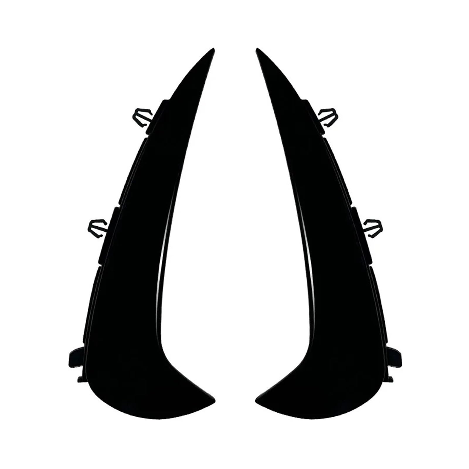 Spoiler Wing 2 Stück Für Benz Für GLC-Klasse X254 Für AMG Für Line 2023 Heckstoßstangen-Diffusor-Lippenspoiler-Windmesser-Trimmabdeckung Durch ABS-Bodykit Heckspoiler(Gloss Black) von SIMBAE