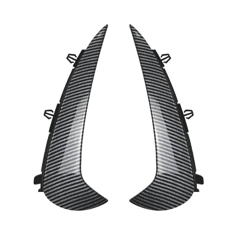 Spoiler Wing 2 Stück Für Benz Für GLC-Klasse X254 Für AMG Für Line 2023 Heckstoßstangen-Diffusor-Lippenspoiler-Windmesser-Trimmabdeckung Durch ABS-Bodykit Heckspoiler(Kohlefaser) von SIMBAE