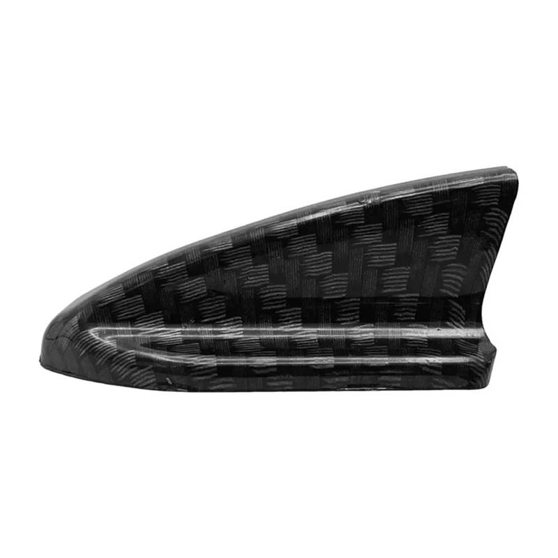Spoiler Wing 6-teiliger UV-geschützter Wetterfester 6-teiliger Schwarzer Auto-EVO-Style PP-Dach-Haifischflossen-Spoilerflügel-Kit Vortex-Generator Heckspoiler(6 Piece Carbon) von SIMBAE