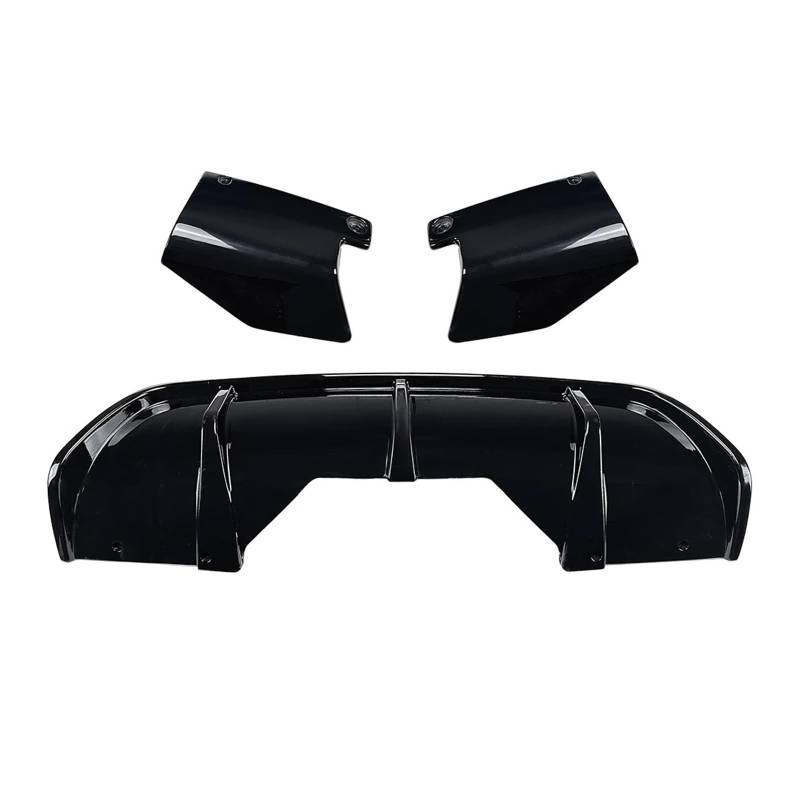 Spoiler Wing Auto Heckstoßstange Diffusor Lip Boot Spoiler Platte Splitter Abdeckung Body Kit Für X6 F16 Für Sport 2014-2019 MP Heckspoiler(Glossy Black) von SIMBAE