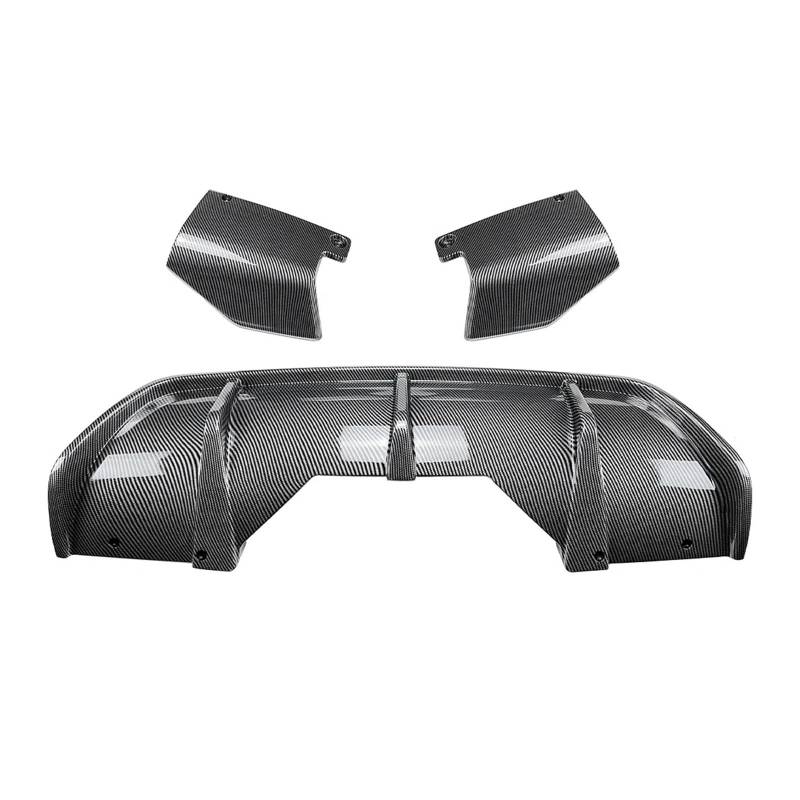 Spoiler Wing Auto Heckstoßstange Diffusor Lip Boot Spoiler Platte Splitter Abdeckung Body Kit Für X6 F16 Für Sport 2014-2019 MP Heckspoiler(Kohlefaser) von SIMBAE