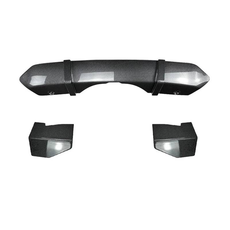 Spoiler Wing Auto Heckstoßstange Diffusor Lippe Für X5 F15 Für Sport 2014 2015 2016 2017 2018 MP Style Spoiler Splitter Plate Body Kit Trim Heckspoiler(Carbon Look) von SIMBAE