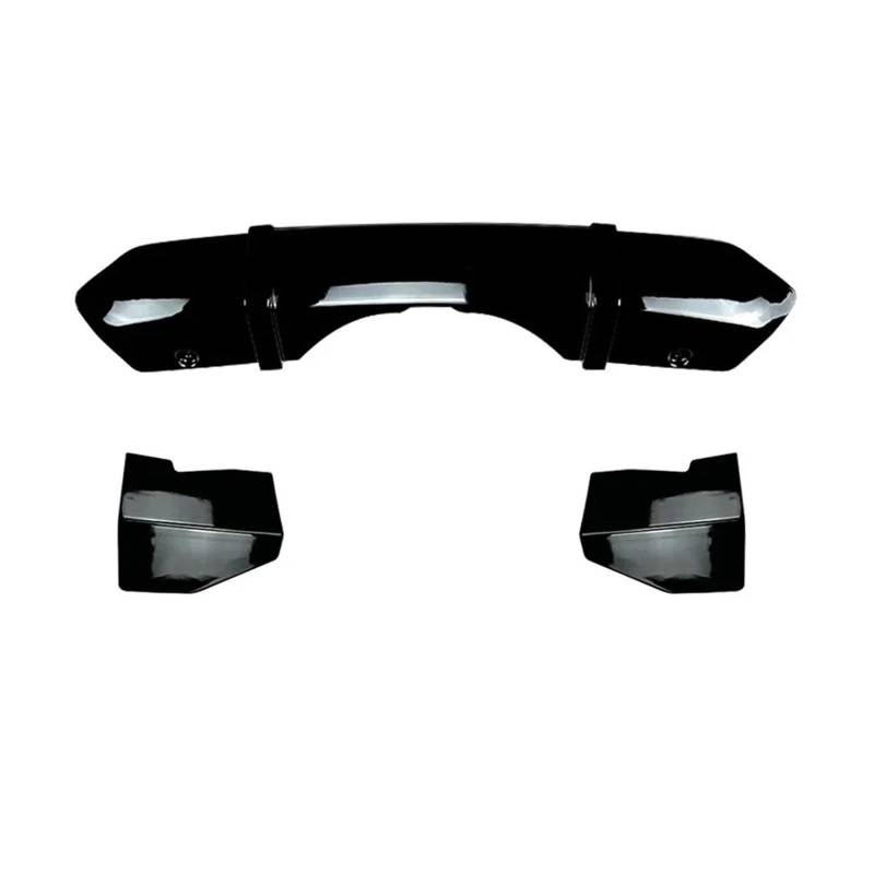 Spoiler Wing Auto Heckstoßstange Diffusor Lippe Für X5 F15 Für Sport 2014 2015 2016 2017 2018 MP Style Spoiler Splitter Plate Body Kit Trim Heckspoiler(Gloss Black) von SIMBAE