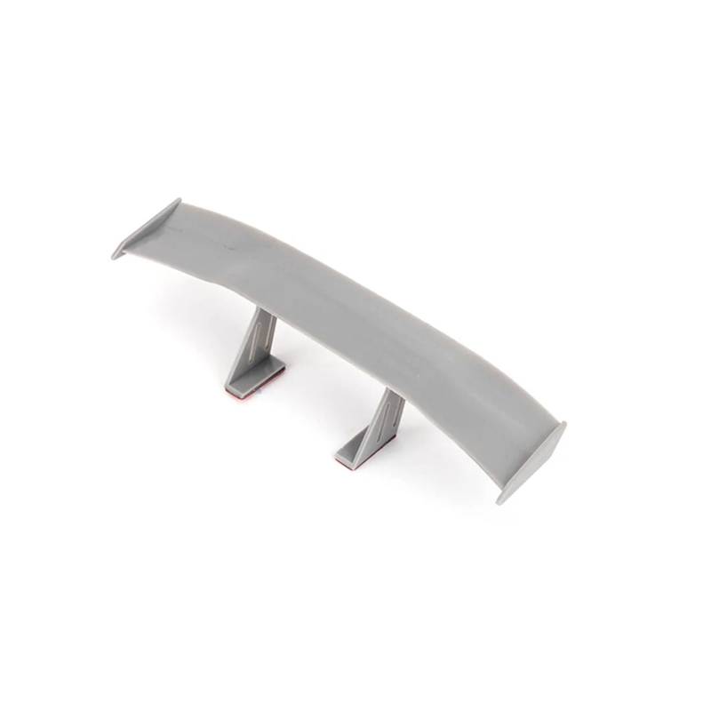 Spoiler Wing Auto Hinten Mini Spoiler Flügel Motorrad Kleine Modell Canard Tail Winglet ABS Carbon Look Für Universal Auto Heckspoiler(Gray) von SIMBAE