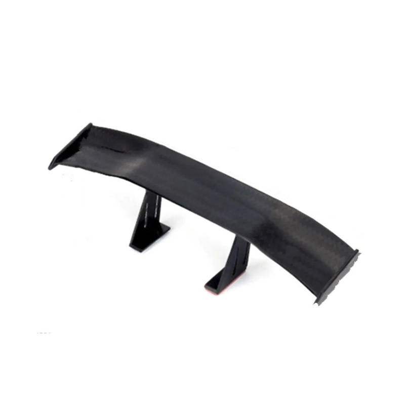Spoiler Wing Auto Hinten Mini Spoiler Flügel Motorrad Kleine Modell Canard Tail Winglet ABS Carbon Look Für VW Universal Auto Heckspoiler(Schwarz) von SIMBAE