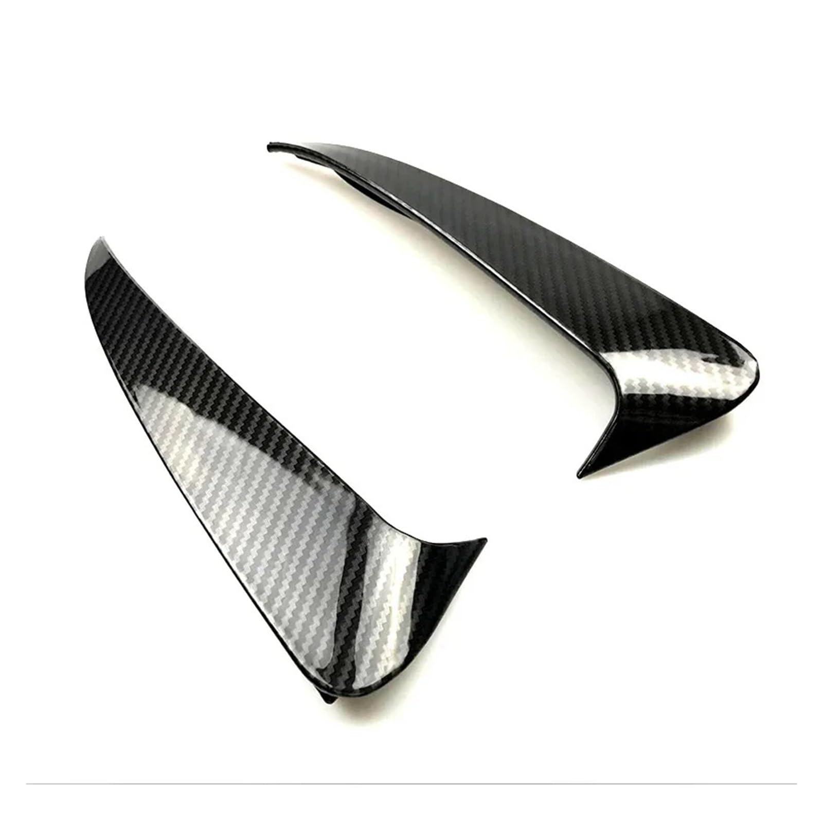 Spoiler Wing Auto Hinten Seite Air Vent Canards Abdeckung Für Benz C Für Coupe C205 C200 C260 C300 C43 C63 2015-2019 Stoßstange Splitter Spoiler Heckspoiler(Carbon Look) von SIMBAE