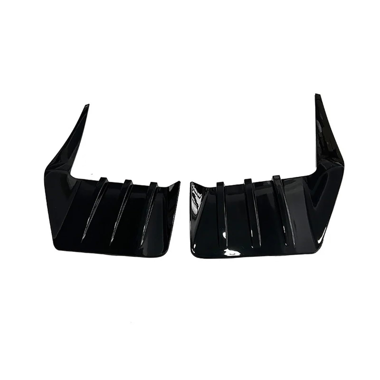 Spoiler Wing Auto-Hinterseitenstoßstange MP-Stil Für Doppeltür Für M2 G87 2023-2024 ABS Untere Entlüftungsabdeckung Tuning Splitter Diffusorverkleidung Heckspoiler(Gloss Black) von SIMBAE