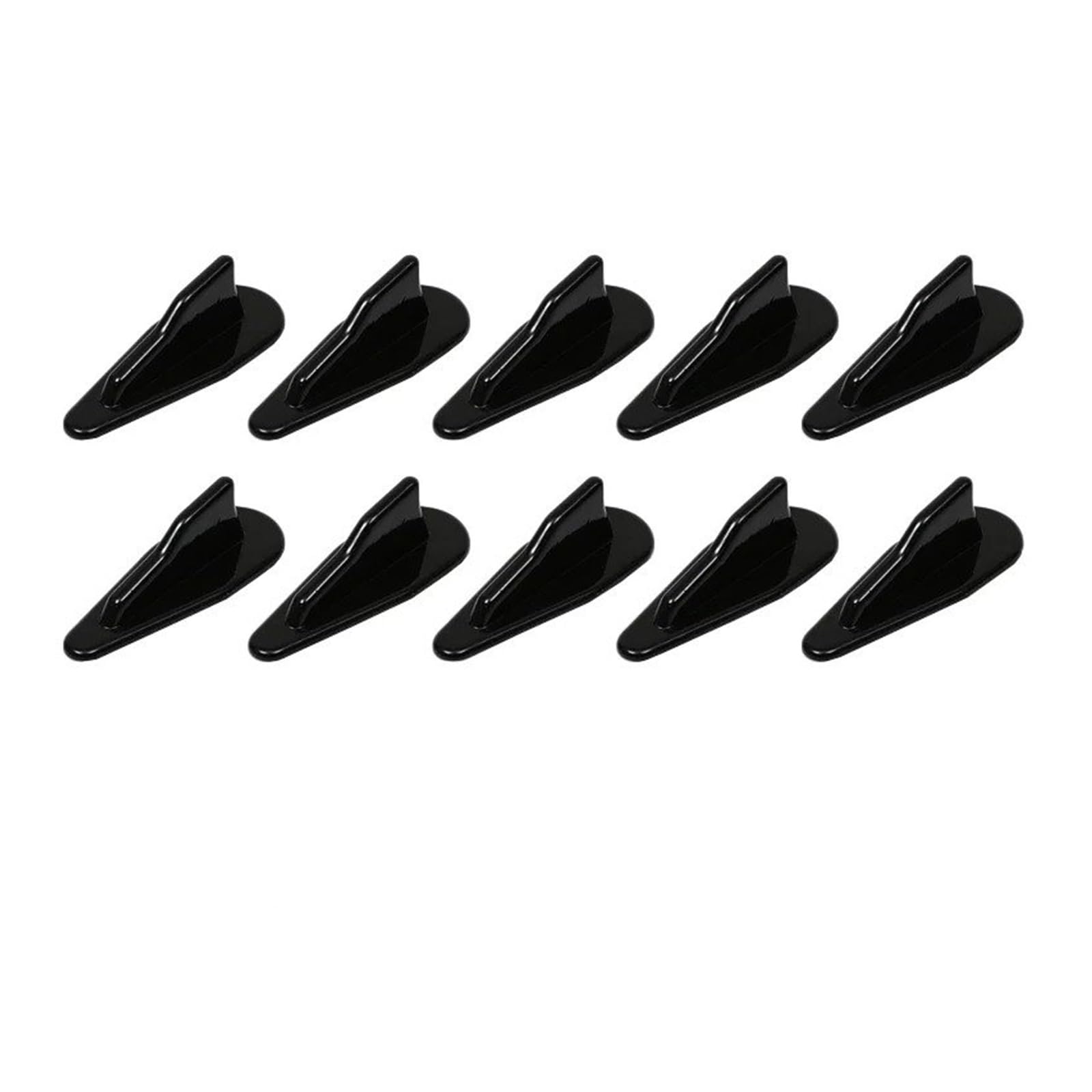 Spoiler Wing Autodach Shark Fin Stil Diffusor Spoiler Für W211 W204 E36 E46 E92 Zubehör Heckspoiler(Bk 10pieces style2) von SIMBAE