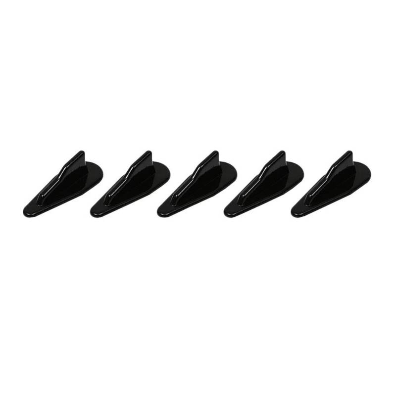 Spoiler Wing Autodach Shark Fin Stil Diffusor Spoiler Für W211 W204 E36 E46 E92 Zubehör Heckspoiler(Bk 5pieces style2) von SIMBAE