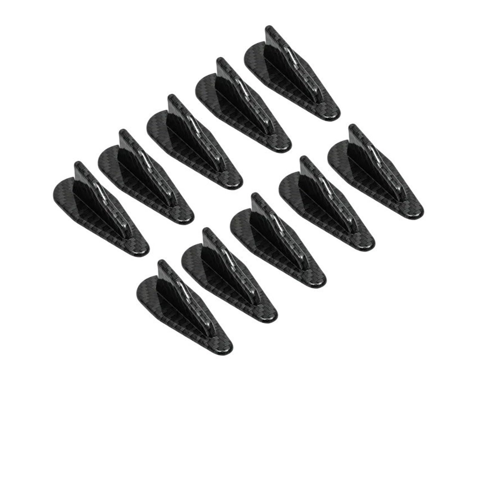 Spoiler Wing Autodach Shark Fin Stil Diffusor Spoiler Für W211 W204 E36 E46 E92 Zubehör Heckspoiler(CB 10pieces style2) von SIMBAE