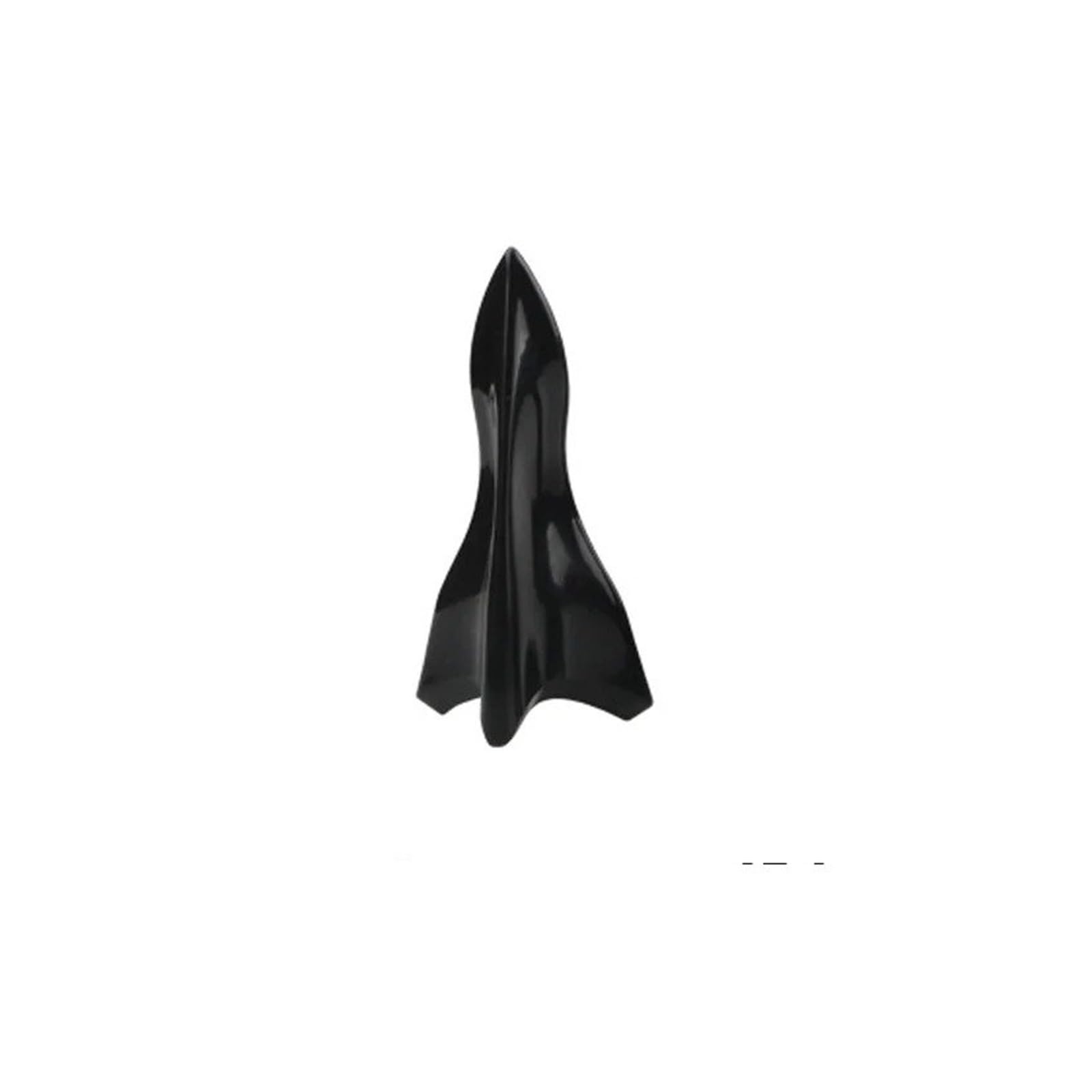 Spoiler Wing Autodach Shark Fin Style Diffusor Spoiler Für A3 Für Passat B8 2023 Zubehör Heckspoiler(Bk 1piece style1) von SIMBAE