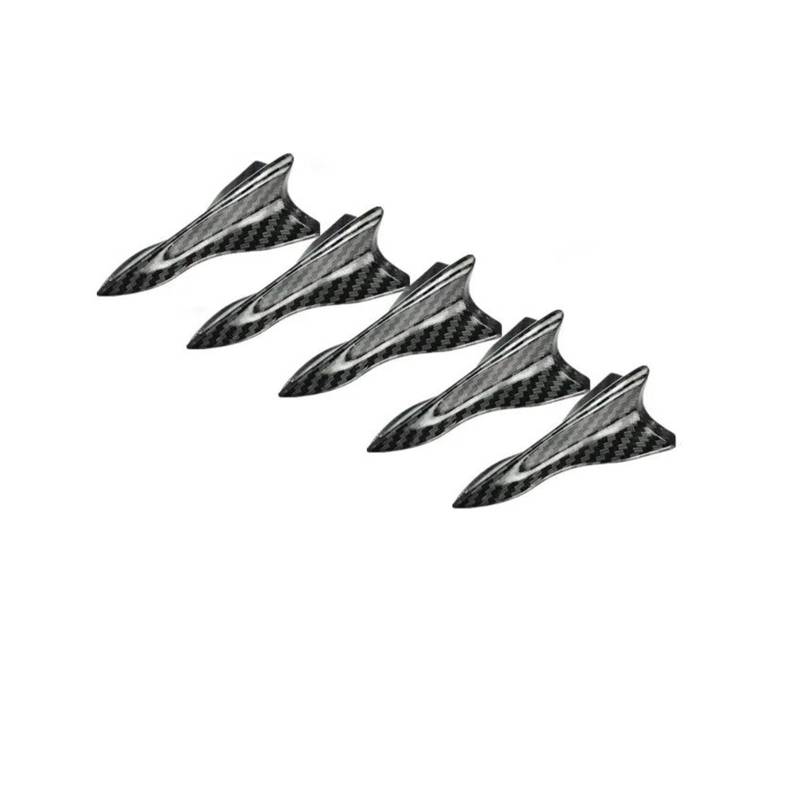 Spoiler Wing Autodach Shark Fin Style Diffusor Spoiler Für A3 Für Passat B8 2023 Zubehör Heckspoiler(CB 5pieces style1) von SIMBAE