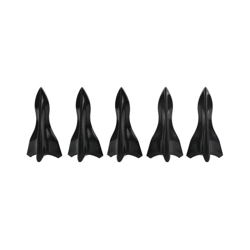 Spoiler Wing Autodach Shark Fin Style Diffusor Spoiler Für Tesla Für Modell Y 2023 Zubehör Heckspoiler(Bk 5pieces style1) von SIMBAE