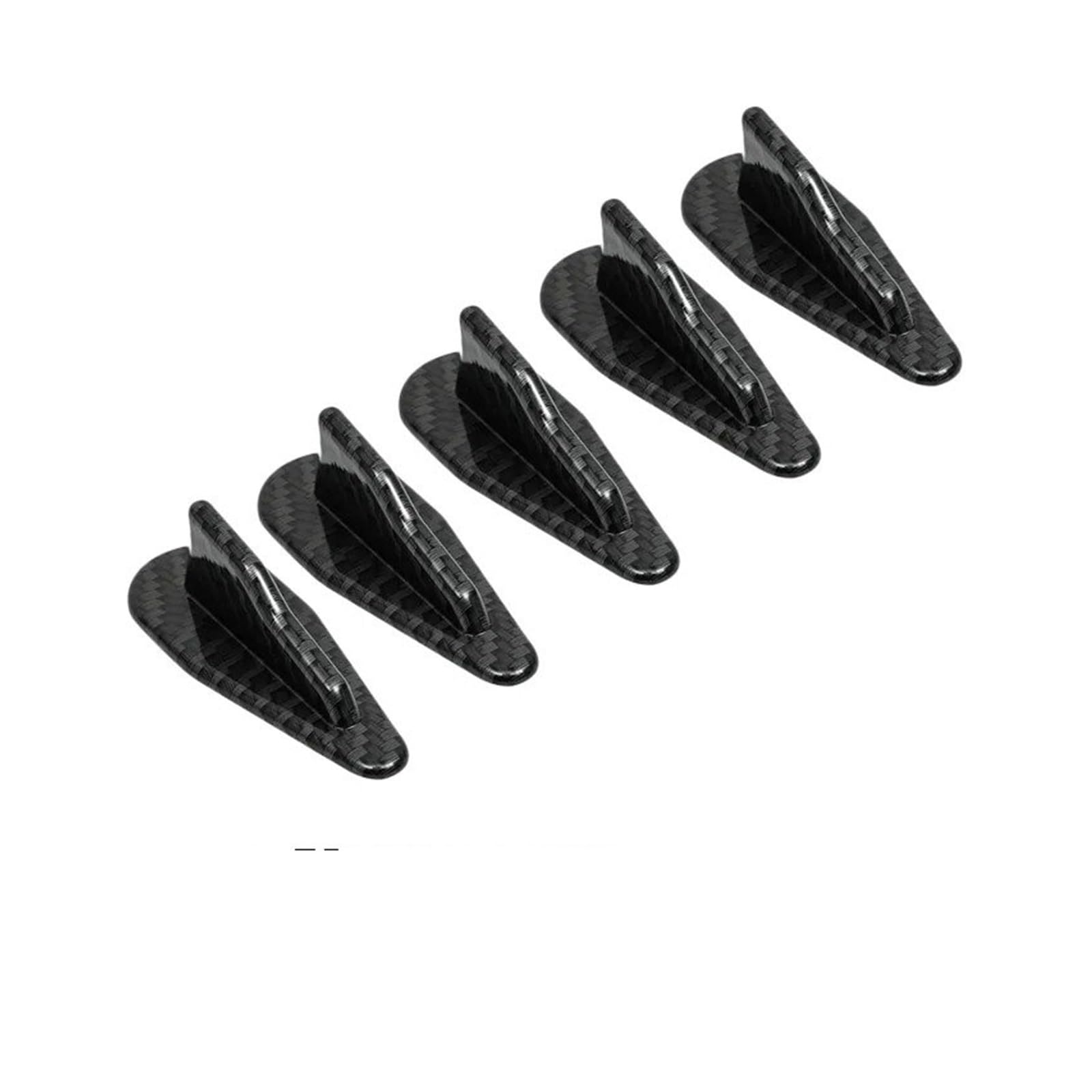 Spoiler Wing Autodach Shark Fin Style Diffusor Spoiler Für Tesla Für Modell Y 2023 Zubehör Heckspoiler(CB 5pieces style2) von SIMBAE