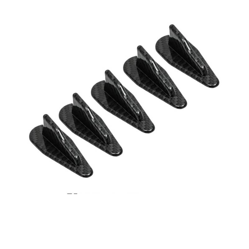 Spoiler Wing Autodach Shark Fin Style Diffusor Spoiler Für Tesla Für Modell Y 2023 Zubehör Heckspoiler(CB 5pieces style2) von SIMBAE