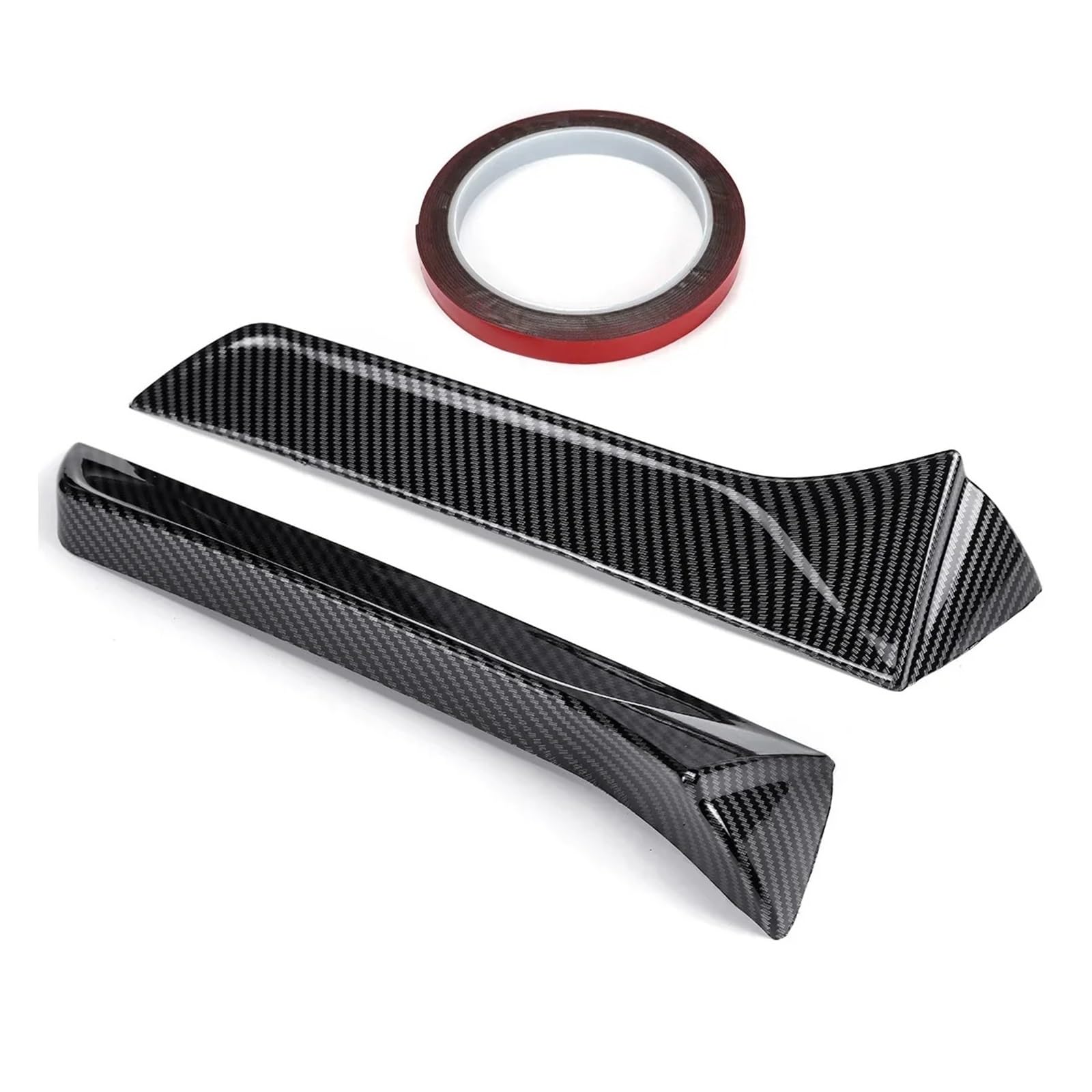 Spoiler Wing Autofenster-Zierlippe Für Seat FürLeon 5F FR Mk3 MK3.5 5-Türer Heckspoiler Seitenkante Heckklappe Heckspoilerlippe Heckspoiler(Kohlefaser-Optik) von SIMBAE