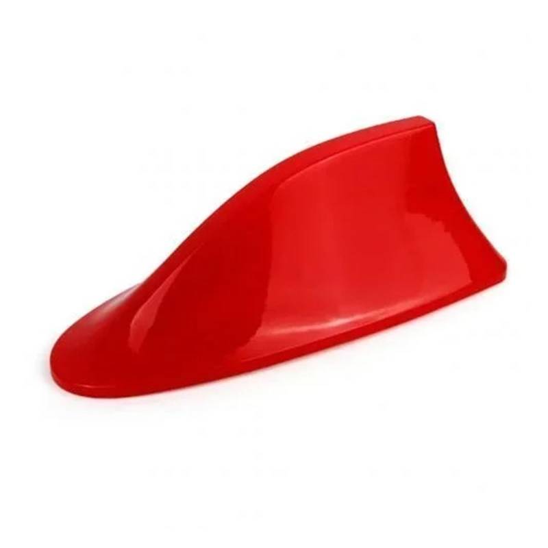 Spoiler Wing Autoradio-Haifischflosse, Auto-Haifischantenne, Radio-FM-Signal-Design Für Alle Automobile, Antennen, Auto-Außenstyling, Ersatzteile Heckspoiler(Red 1piece) von SIMBAE