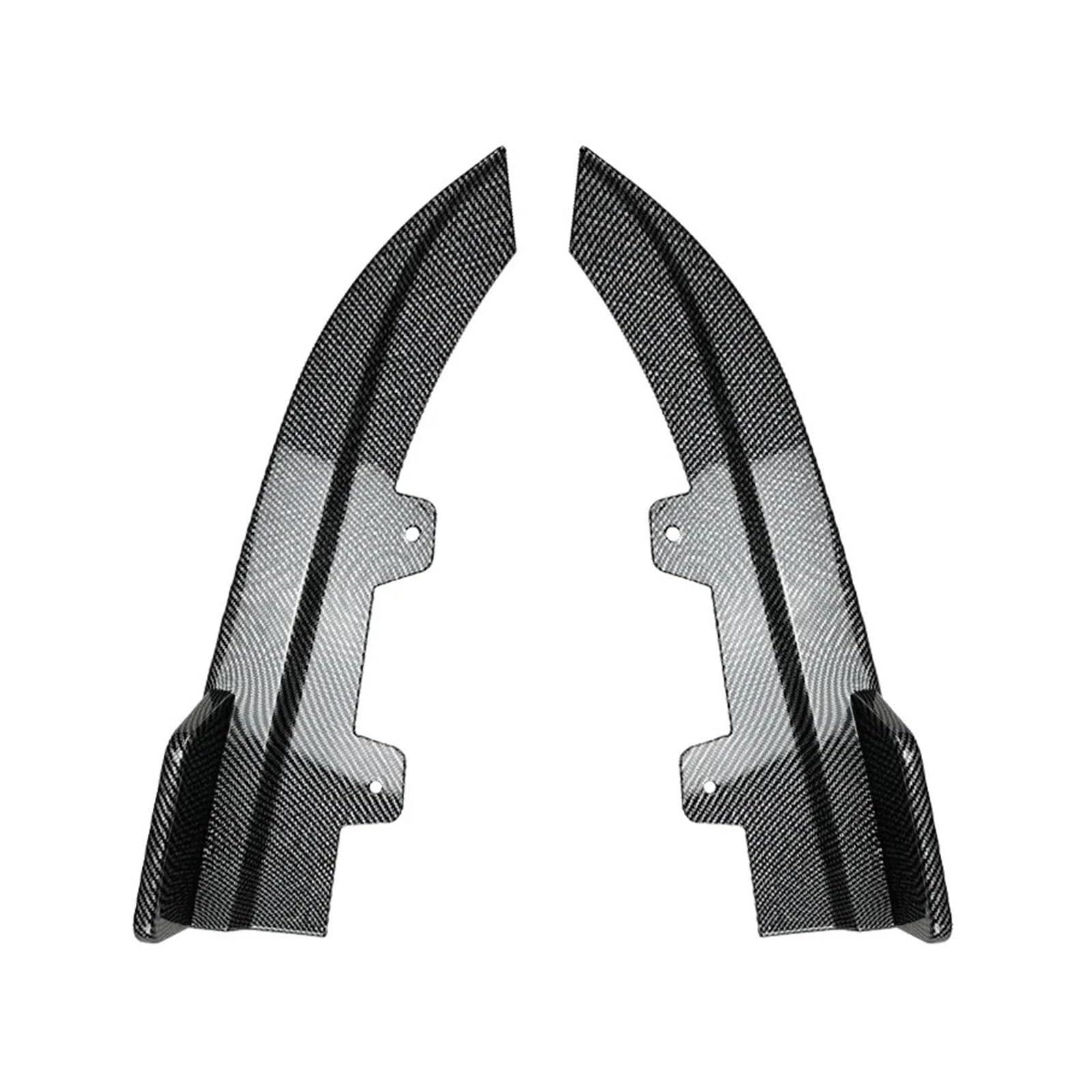 Spoiler Wing Für 4er G22 G23 Für Sport 2020-Heckstoßstangenlippe Seitendiffusor Spoiler Splitterabdeckung ABS Glanz Schwarz Kohlefaser Heckspoiler(Carbon Look) von SIMBAE